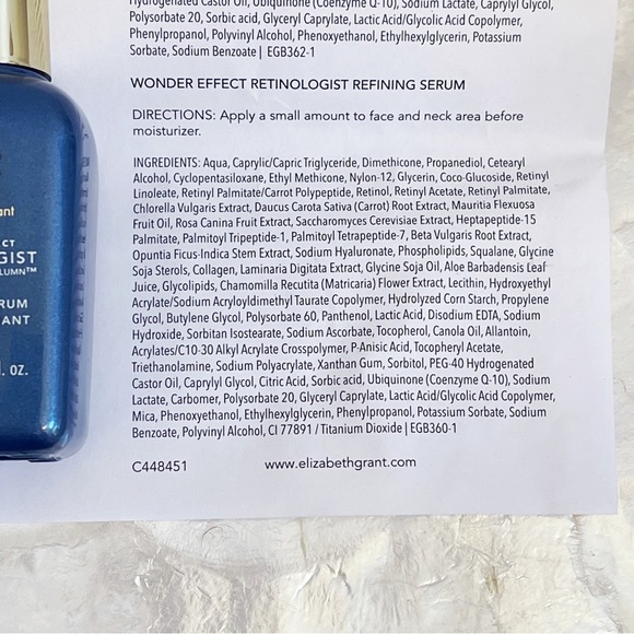 Elizabeth Grant Wonder Effect Refining Serum 1.5 FL OZ NEW - Picture 6 of 6